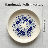 Christiana Gravy Boat & Plate Polish Pottery