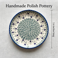 Polish Pottery Dimensions Tulip Dessert Plate