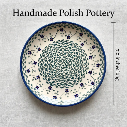 Polish Pottery Dimensions Tulip Dessert Plate