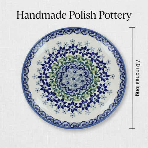Polish Pottery Dimensions Hallsey Dessert Plate