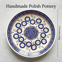 Polish Pottery Dimensions Peach Blossom Dessert Plate