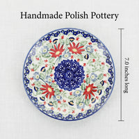 Polish Pottery Dimensions Jungle Bouquet Dessert Plate