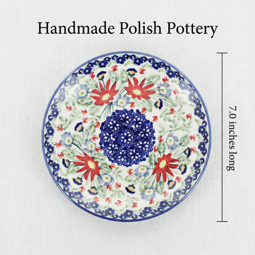 Polish Pottery Dimensions Jungle Bouquet Dessert Plate