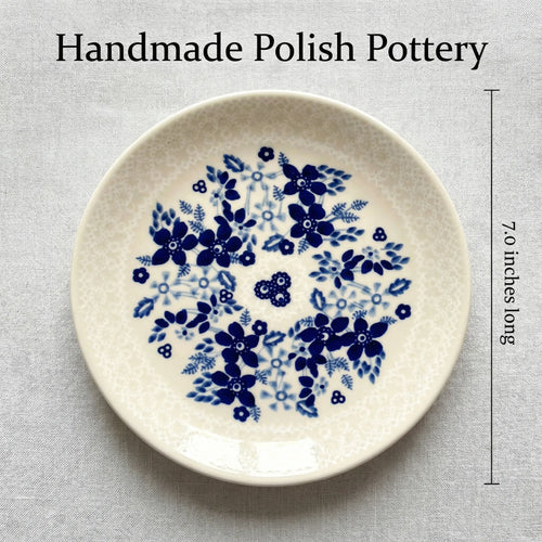 Polish Pottery Dimensions Elizabeth Dessert Plate