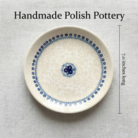 Polish Pottery Dimensions Victoria Dessert Plate
