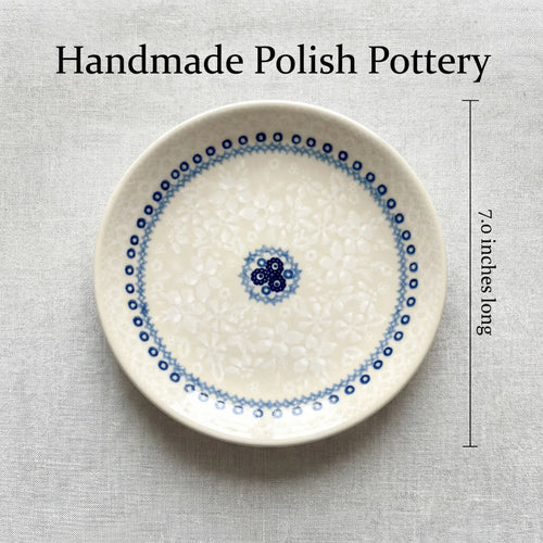 Polish Pottery Dimensions Victoria Dessert Plate
