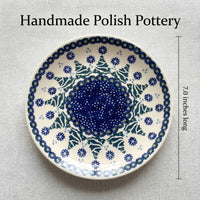 Polish Pottery Dimensions Festive Fir Dessert Plate