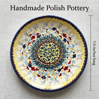 Polish Pottery Dimensions Prairie Garden Dessert Plate