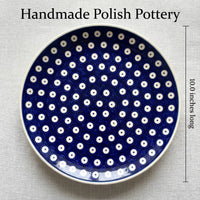 Polish Pottery Dimensions Dots Dinner Plate