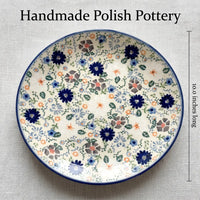 Polish Pottery Dimensions Carnival Dinner Plate