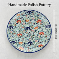 Polish Pottery Dimensions Desert Oasis Dinner Plate