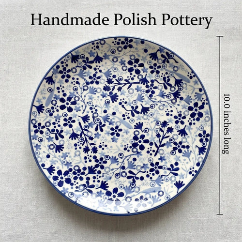 Polish Pottery Dimensions Darcy Dinner Plate