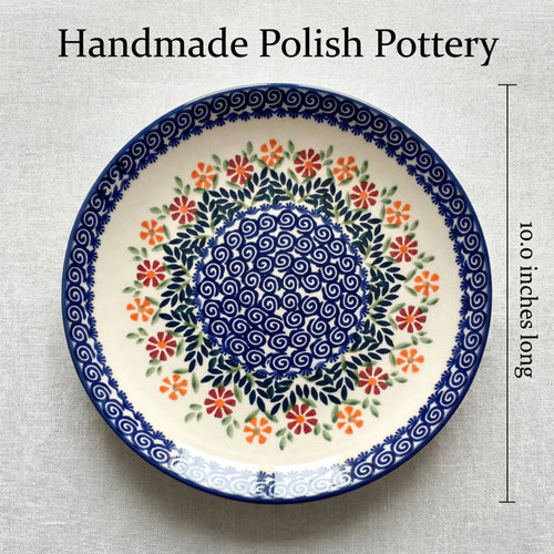 Polish Pottery Dimensions Garden Bouquet Dinner Plate