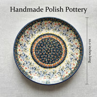 Polish Pottery Dimensions Periwinkle Dinner Plate