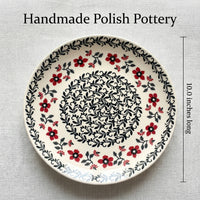 Polish Pottery Dimensions Scarlett Ivy Dinner Plate