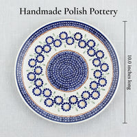 Polish Pottery Dimensions Peach Blossom Dinner Plate