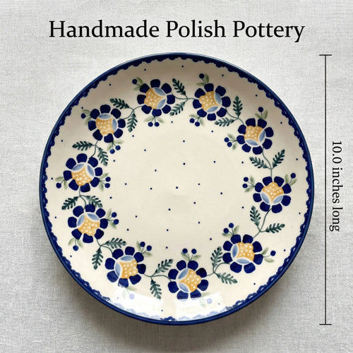 Polish Pottery Dimensions Sunflower Dinner Plate