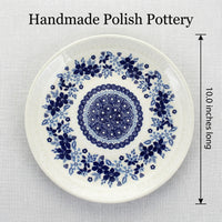 Polish Pottery Dimensions Elizabeth Dinner Plate