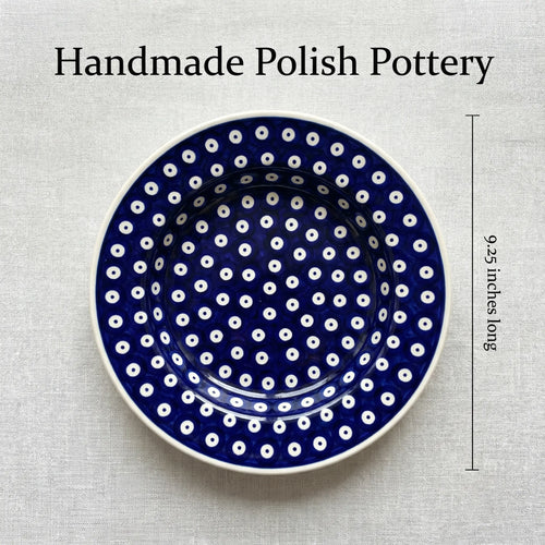 Polish Pottery Dimensions Dots Soup Plate