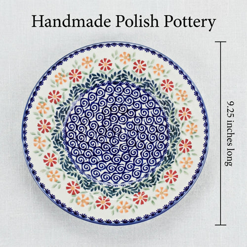 Polish Pottery Dimensions Garden Bouquet Soup Plate