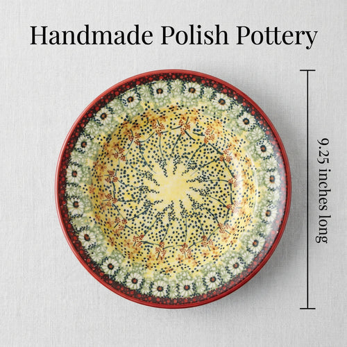 Polish Pottery Dimensions Sunshine Grotto Soup Plate