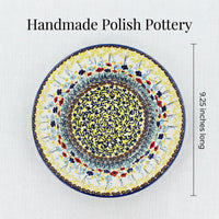 Polish Pottery Dimensions Prairie Garden Soup Plate