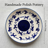 Derby Lunch Plate Polish Pottery