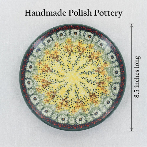 Sunshine Grotto Lunch Plate Polish Pottery