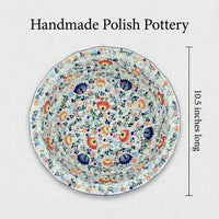 Desert Oasis Pie Plate Polish Pottery