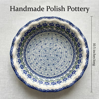 Hallsey Pie Plate Polish Pottery