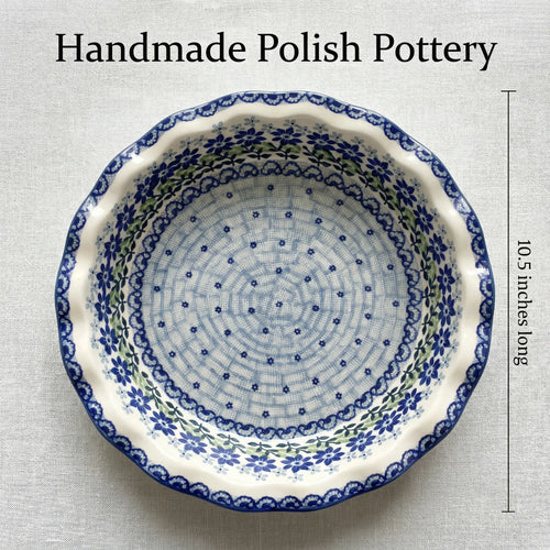 Hallsey Pie Plate Polish Pottery