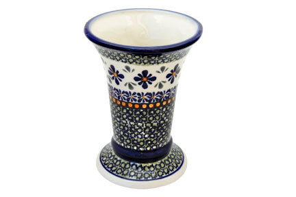 Mosaic Flower Small Vase Polish Pottery