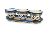 Mosaic Flower Pots with Tray Polish Pottery