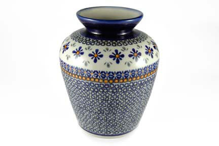 Mosaic Flower Medium Vase Polish Pottery