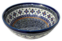 Mosaic Flower Large Serving Bowl Polish Pottery