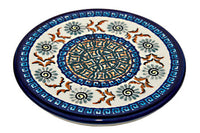 Mosaic Flower Trivet Polish Pottery