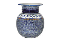Mosaic Flower Floor Vase Polish Pottery