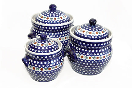 Nature Large Canister Set Polish Pottery