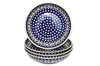 Nature 4 Piece Large Salad Bowl Set Polish Pottery