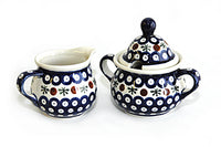 Nature Cream & Sugar Set Polish Pottery