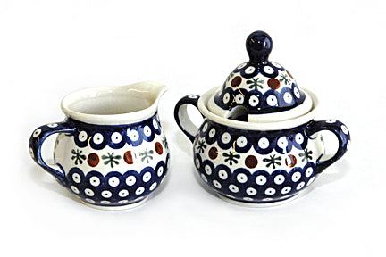 Nature Cream & Sugar Set Polish Pottery