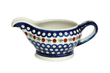 Nature Gravy Boat Polish Pottery