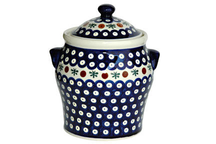 Nature Large Canister Polish Pottery