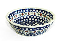 Nature Medium Scallop Bowl Polish Pottery