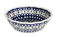 Nature Large Scallop Bowl Polish Pottery