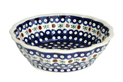 Nature Large Scallop Bowl Polish Pottery