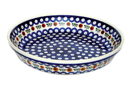Nature Pie Plate Polish Pottery