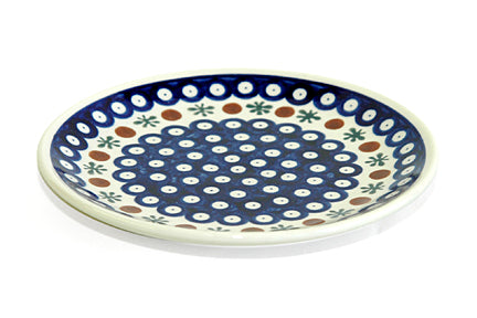 Nature Dessert Plate Polish Pottery