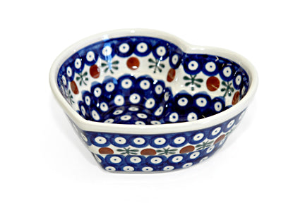 Nature Small Heart Bowl Polish Pottery
