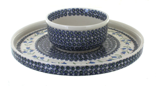 Polish Pottery Tulip Dual Dish